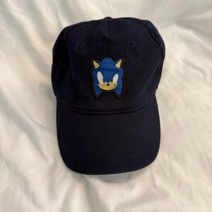Like New SEGA Navy Sonic the Hedgehog Canvas Snapback